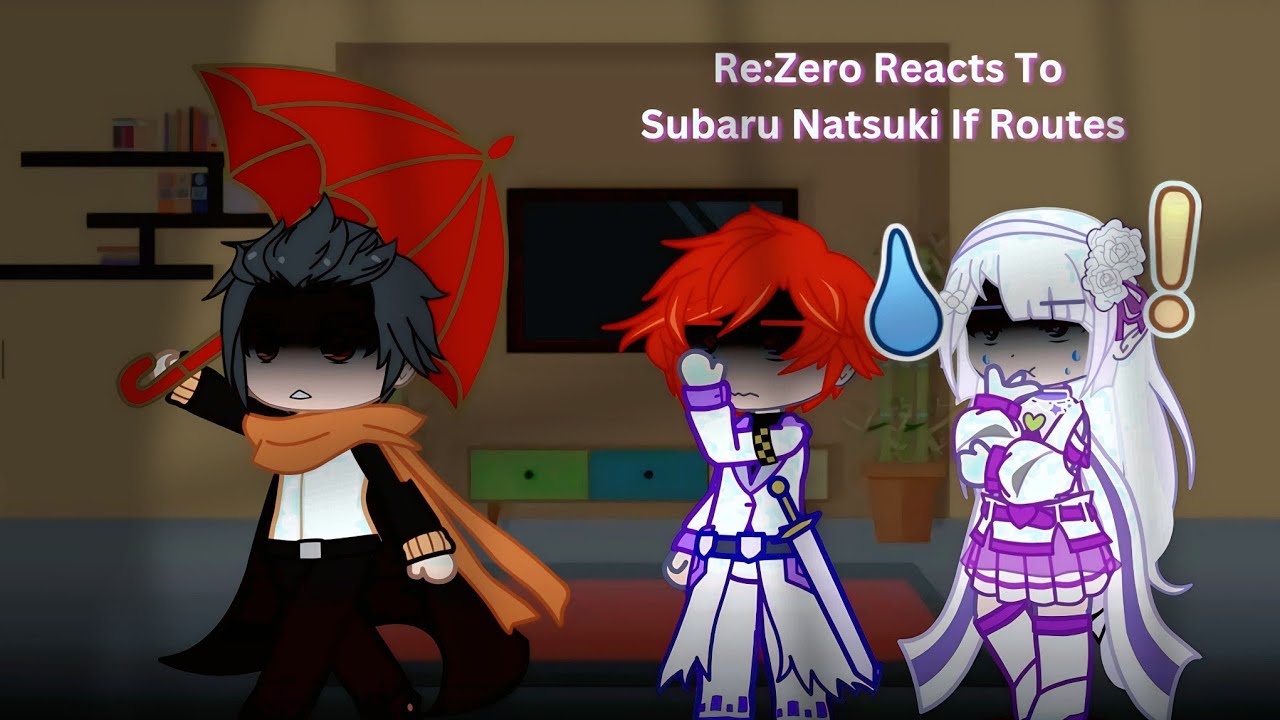 Re:Zero Reacts To Subaru Natsuki IF Routes | 1/2 | Rus/Eng | Re:Zero