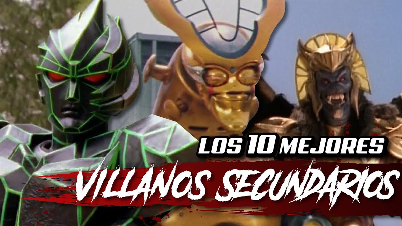 ⚡ LOS 10 MEJORES VILLANOS SECUNDARIOS EN POWER RANGERS ⚡ | Armando R.