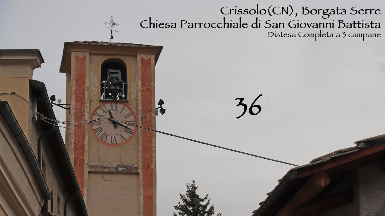 Le campane di Crissolo(CN), Chiesa Parrocchiale di Sant'Antonio Abate - Distesa Completa