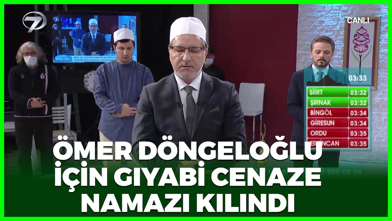 Stüdyo'da Ömer Döngeloğlu İçin Gıyabi Cenaze Namazı Kılındı