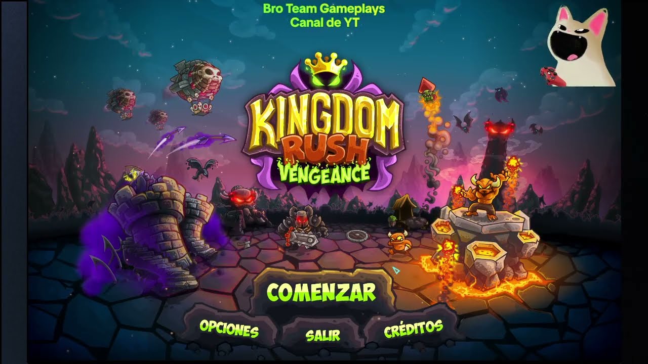 Kingdom Rush Vengeance Live  Peleando con el Papá del Hippo con LeonidasMD