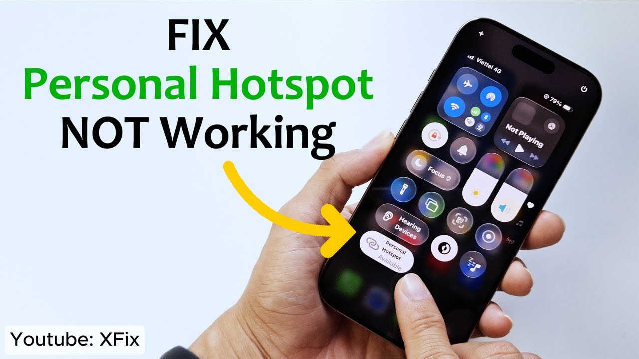 How to FIX Personal Hotspot NOT Working on iPhone