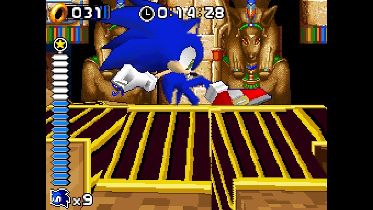 Sonic Rush [Part 3: Sonic, Mirage Road] (No Commentary)