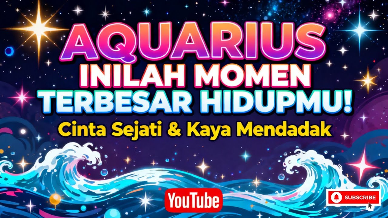 Aquarius♒ Percayalah, Hidupmu Berubah! Kesedihan Hilang, Cinta dan Rezeki Pun Datang