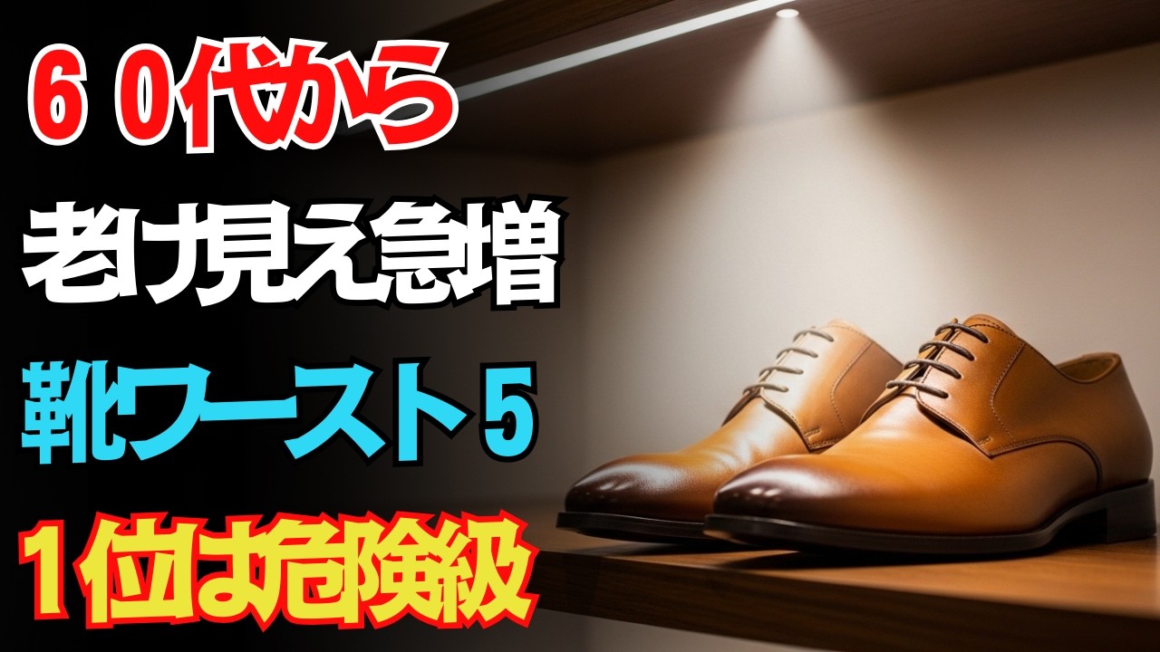 【60代から危険信号】老け見えする靴ワースト5