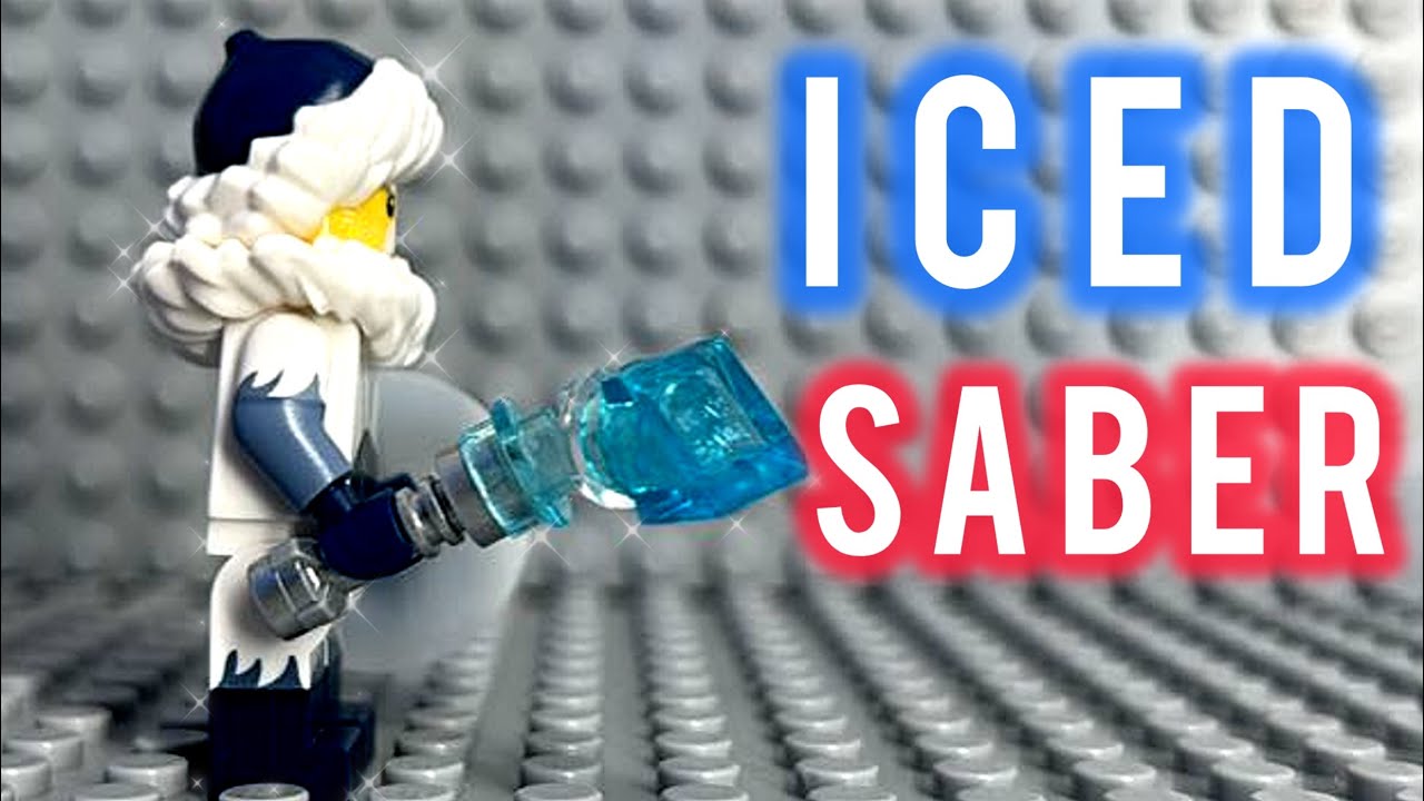 The ice cold lightsaber #legostopmotion #animation 