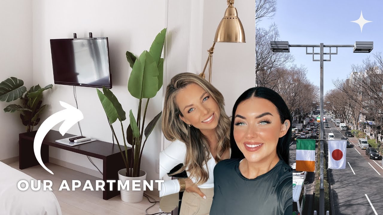 Living in Japan with my BEST FRIEND! Apartment Tour! Explore with us