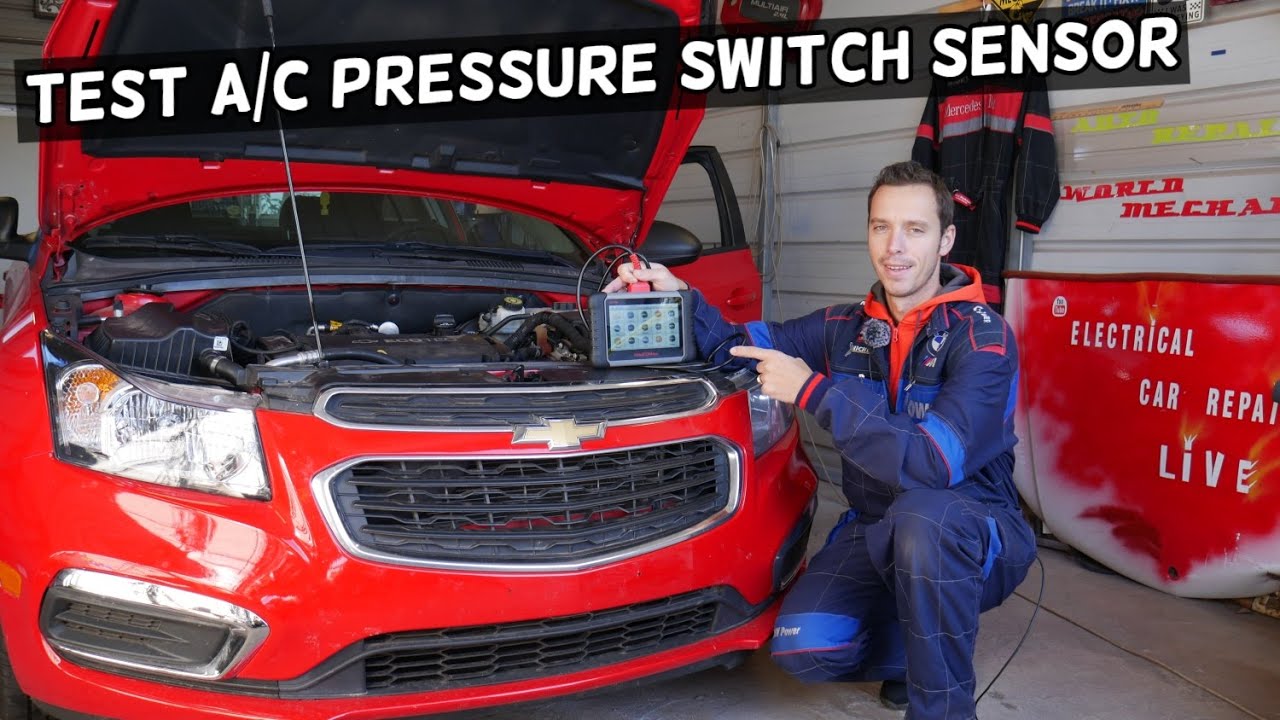 HOW TO TEST AC PRESSURE SWITCH ON CHEVY, CHEVROLET, GMC, BUICK, CADILLAC  AC NOT WORKING