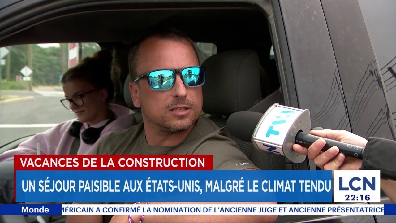 Vacances de la construction: un séjour paisible aux États-Unis, malgré le climat tendu - reportage