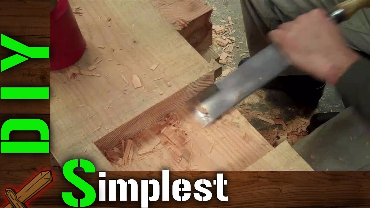DIY The Simplest of Traditional Japanese Wood Joints - Stepped Dovetailed Splice