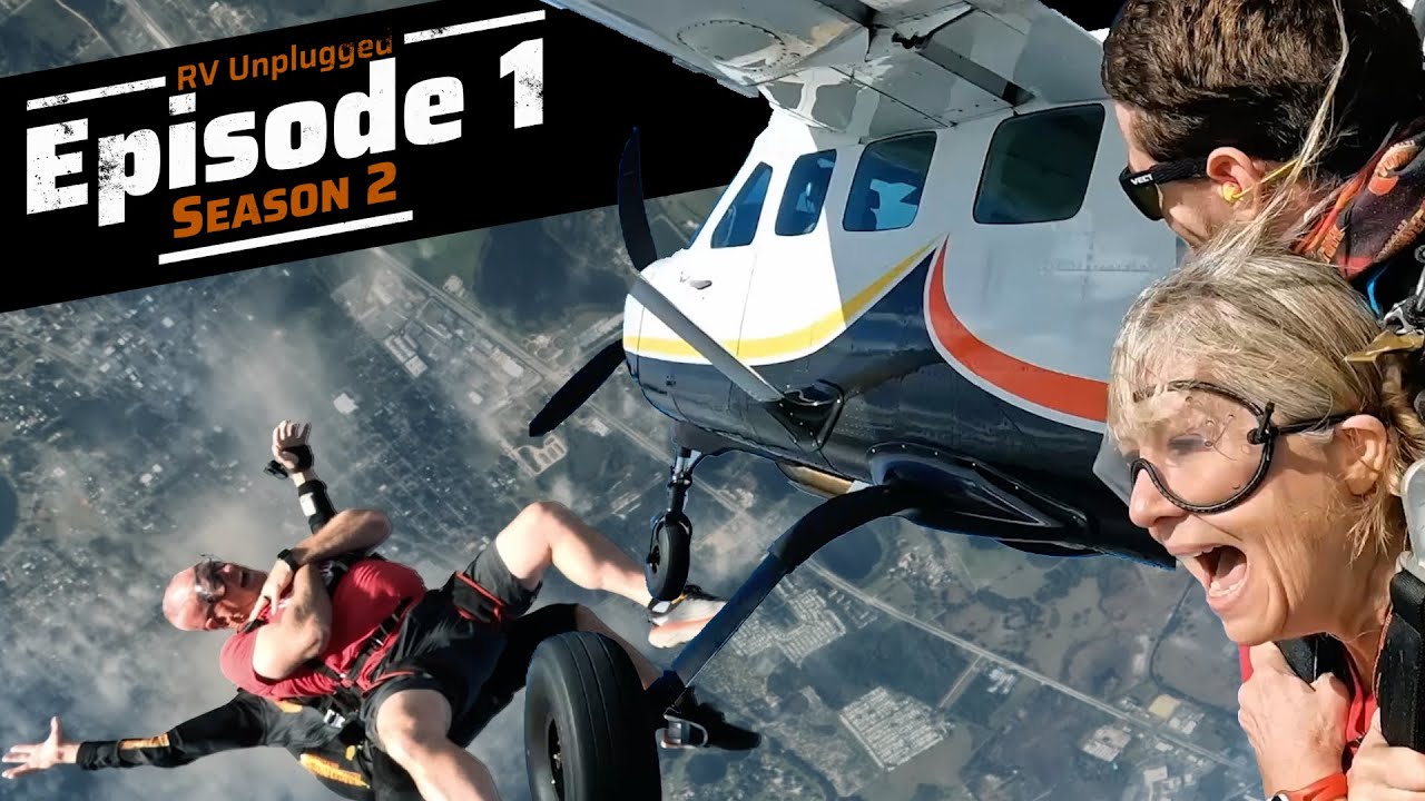Skydiving for the team - RV Unplugged Episode 1