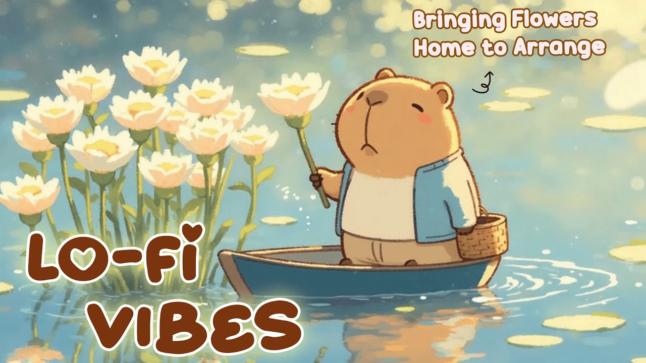 A Gentle Day by Capybara 🎧 🌿 Gentle Chili Lofi Helps You Relax After a Long Day at Work