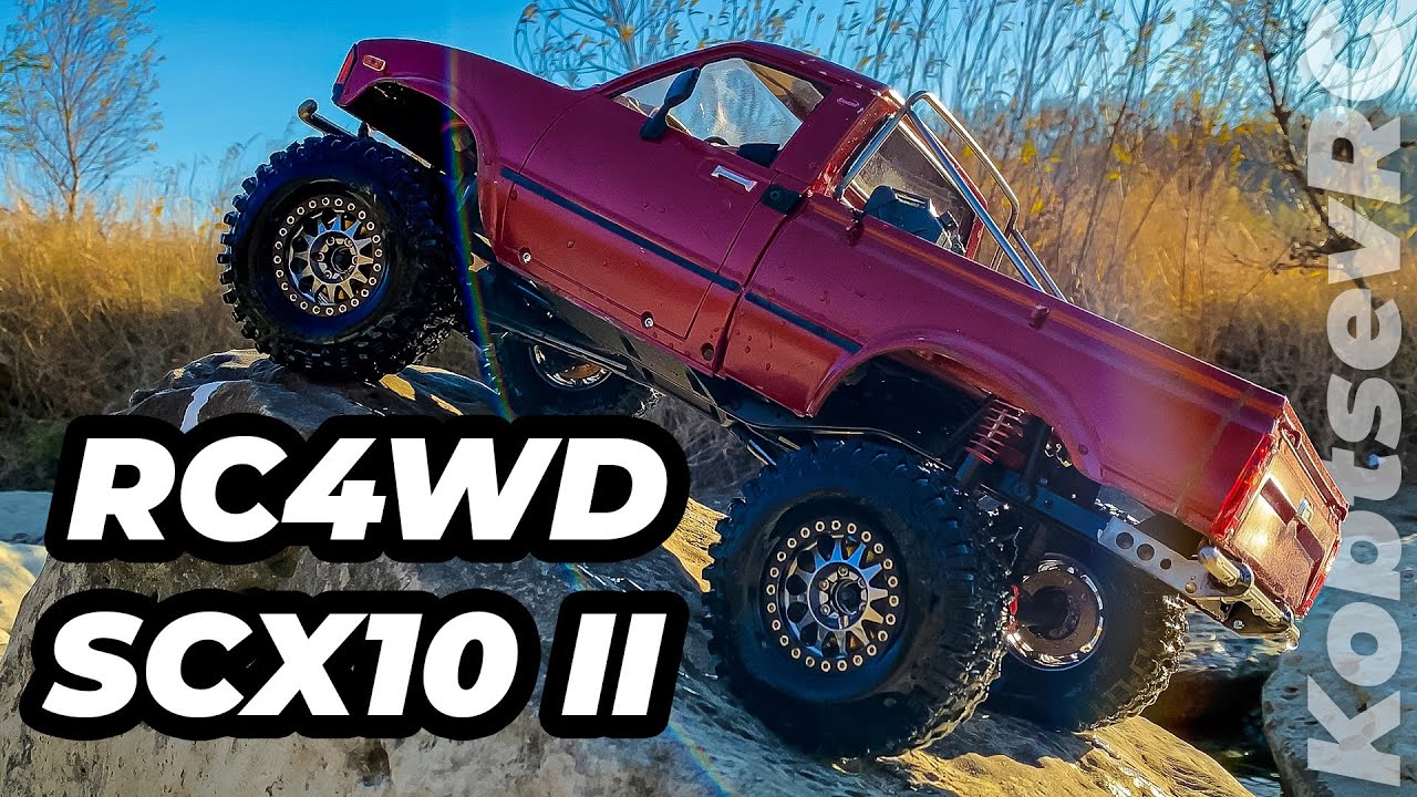 1/10 Scale RC: Axial SCX10 II Toyota Mojave 2 Body Fusion 1800kv