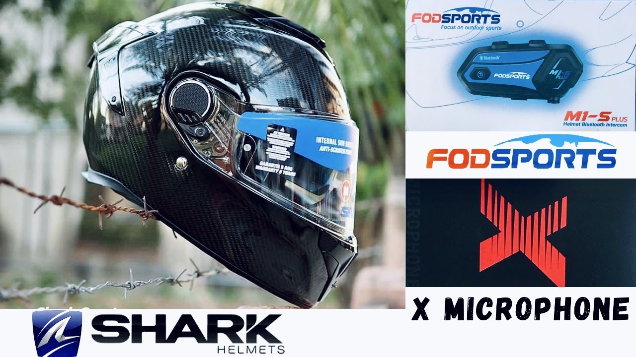 Got My License after 2.5 years! Bought Shark Spartan GT Carbon! M1S-Plus Intercom! X Microphone!