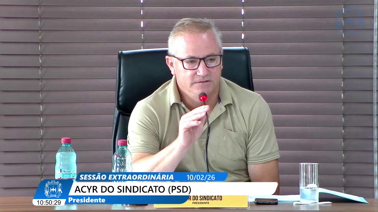 3° SESSÃO EXTRAORDINÁRIA 10 FEVEREIRO DE 2026