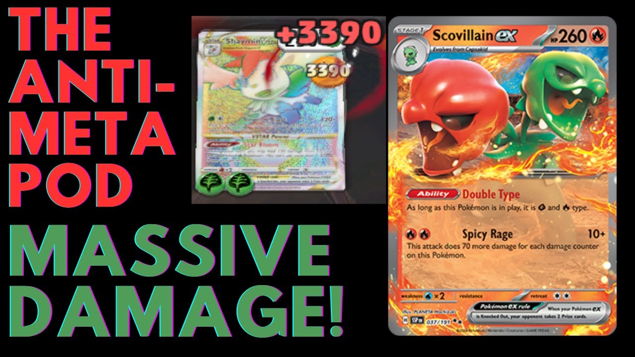 How to Destroy Opponents w/ just a CHEAP Scovillain EX Deck | The Anti-Meta(pod) | A New Segment!