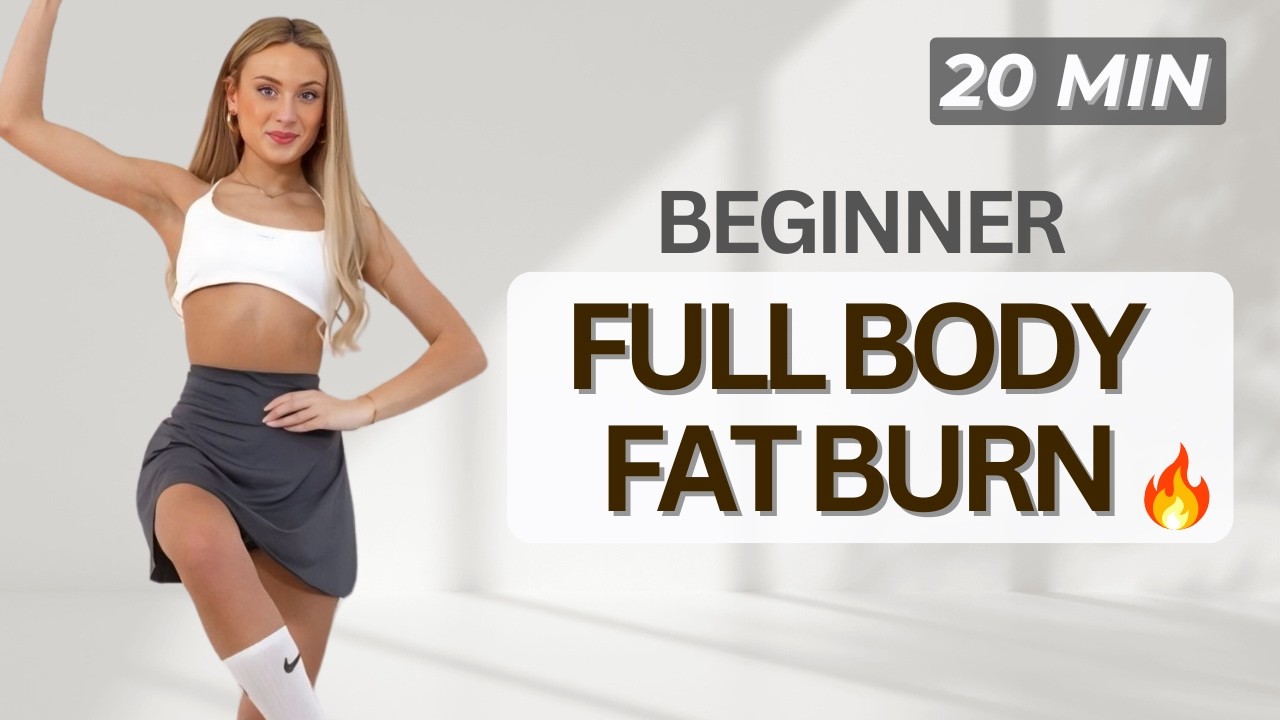 20 MIN FAT BURNING FULL BODY Workout for Total Beginners 🔥 | All Standing - No Jumping, No Equipment