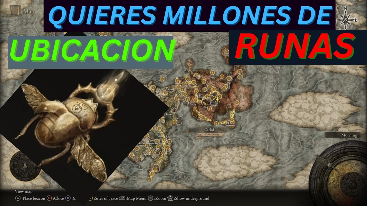 ESCARABAJO DORADO, Ubicacion exacta y como obtenerlo Elden Ring