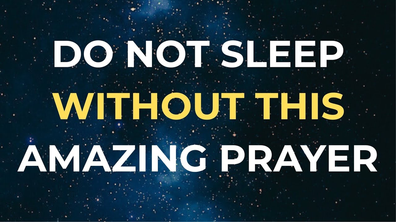 Surrender It All to God Tonight | Peaceful Bedtime Prayer