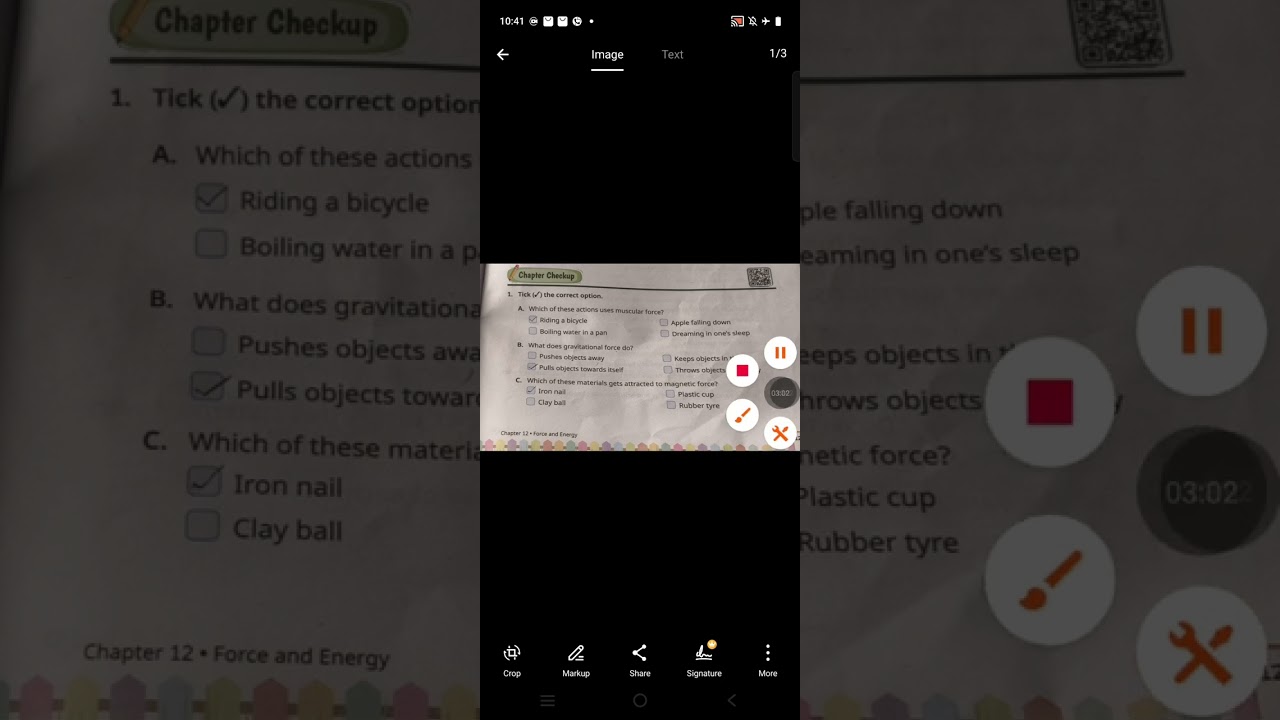 Science (Force and Energy) Exercises