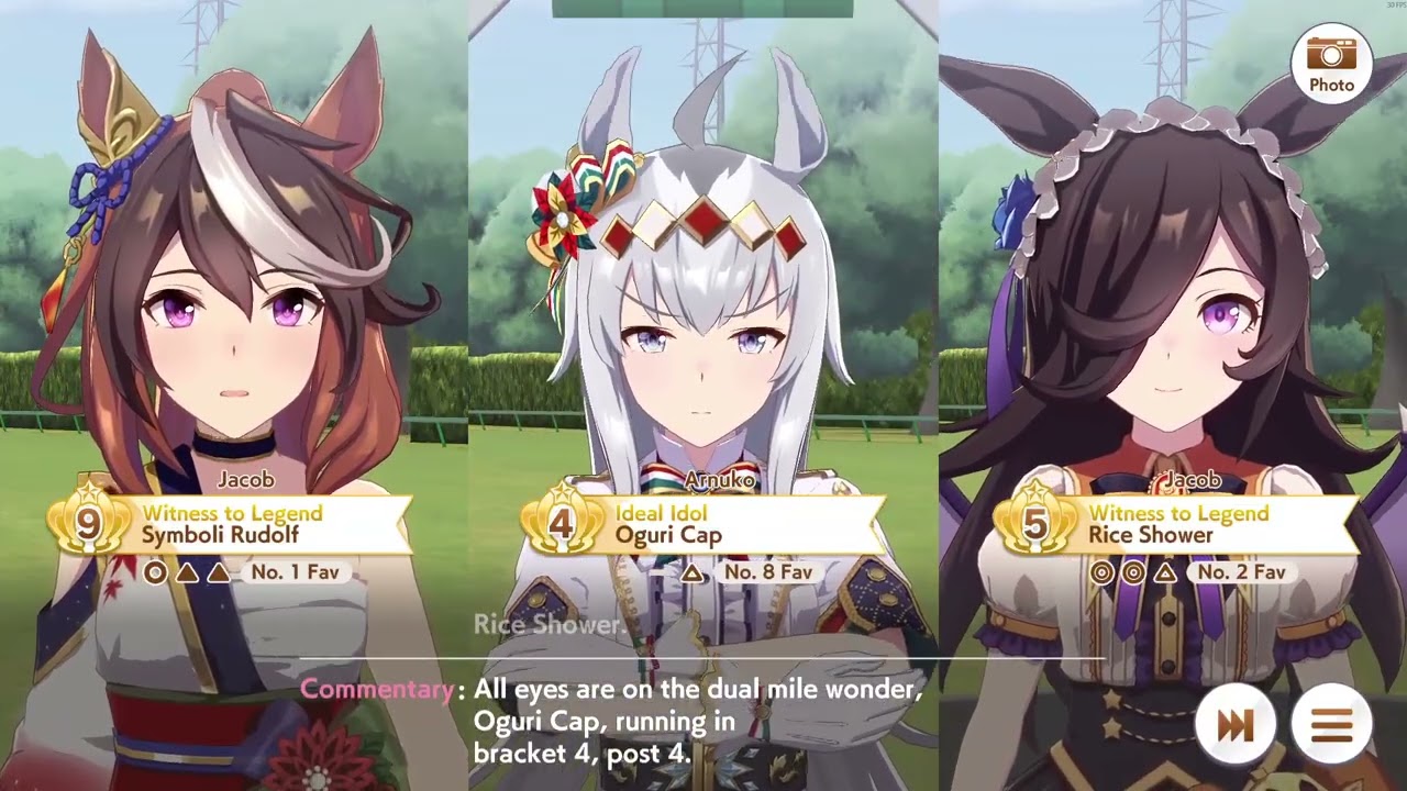 [Umamusume] My CM8 Sagittarius Cup Group B Finals (Xmas Oguri, Gold Ship, Mejiro Mcqueen)