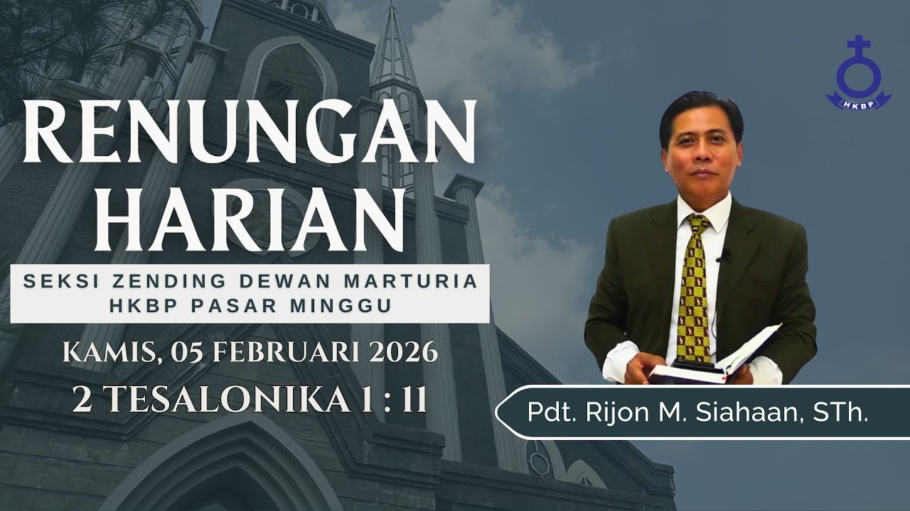 Renungan Kamis, 05 Februari 2026