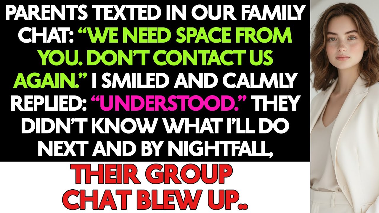 Parents Texted In Our Family Chat:“We Need Space From You. Don’t Contact Us Again.”