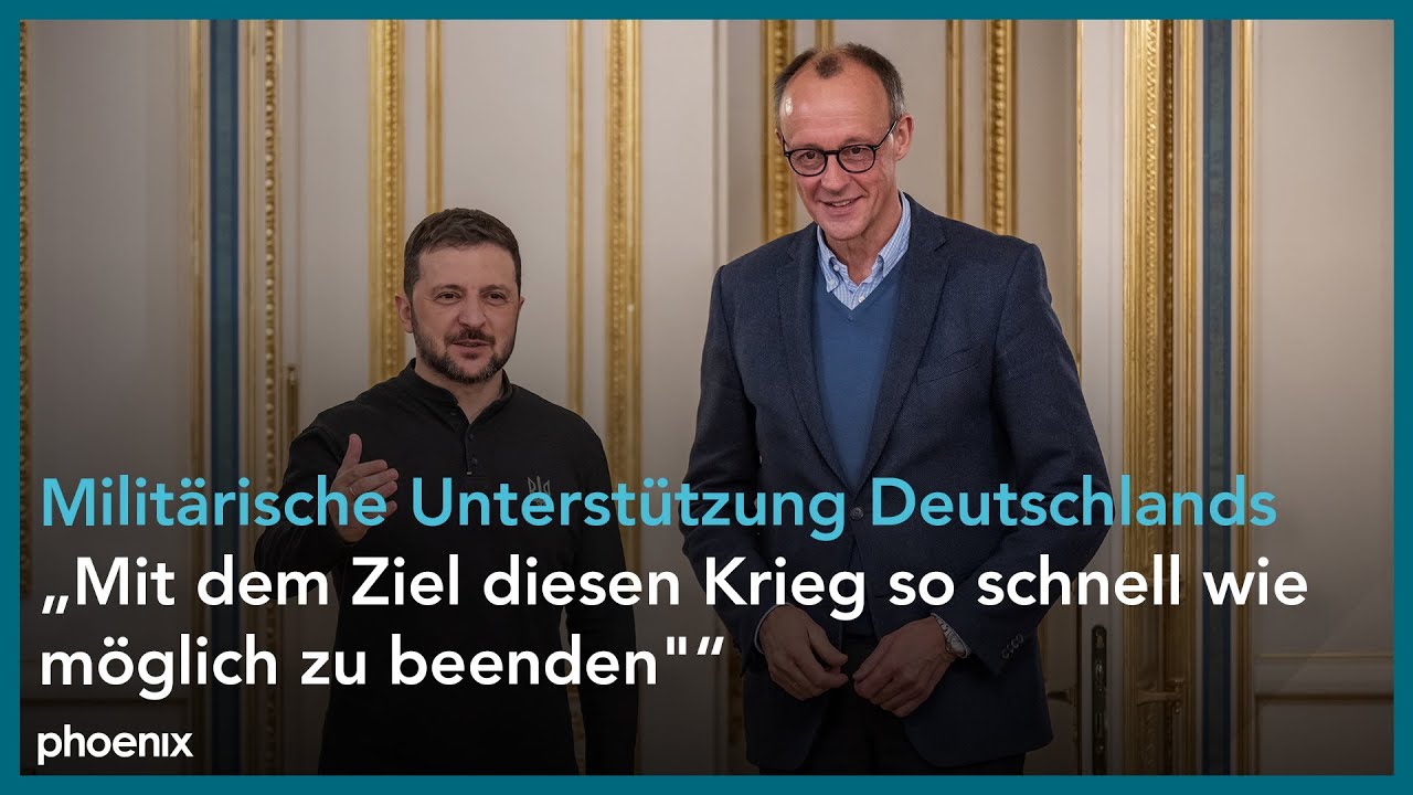 Besuch von Friedrich Merz (CDU) bei Wolodymyr Selenskyj in Kiew | 09.12.24
