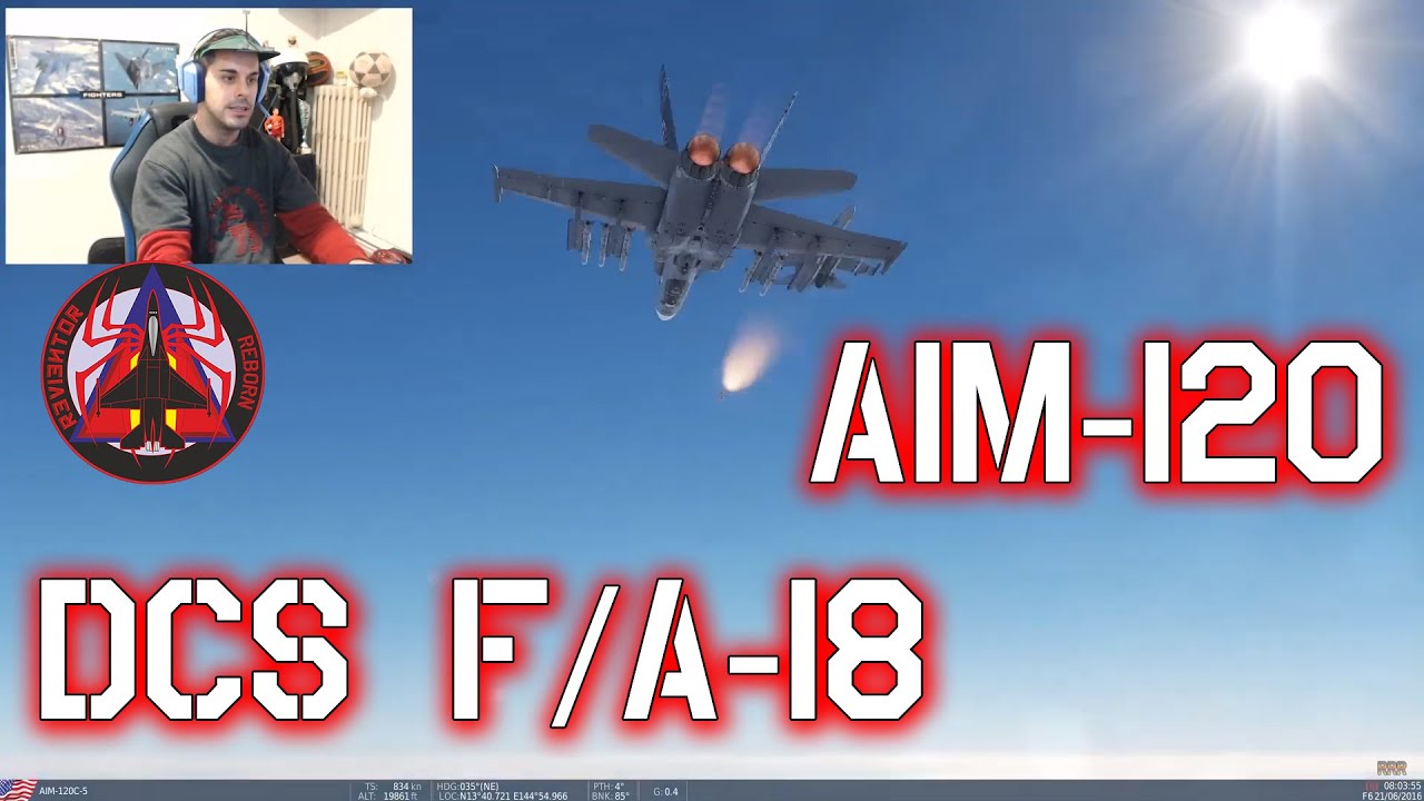 DCS F 18 - TODO SOBRE EL AIM-120 TUTORIAL TEORICO Y PRACTICO