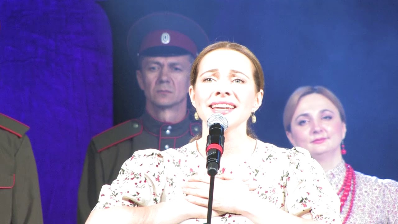 Екатерина Гусева и Оптинский Казачий хор