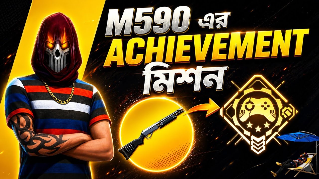 M590 এর ACHIEVEMENT MISSION. Free Fire New Achievement Mission 2026
