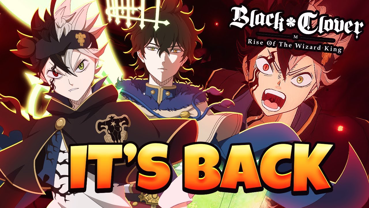 BLACK CLOVER MOBILE ОФИЦИАЛЬНО ВОЗВРАЩАЕТСЯ (ОСТАЛОСЬ 2 ДНЯ ДО ЗАПУСКА)