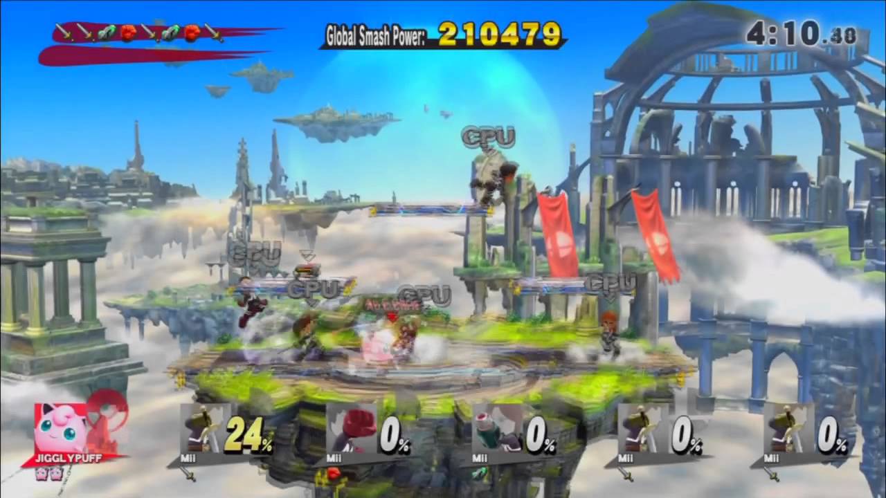 Super Smash Bros. for Wii U - Classic Mode - Jigglypuff (9.0 Intensity) (No Stocks Lost)