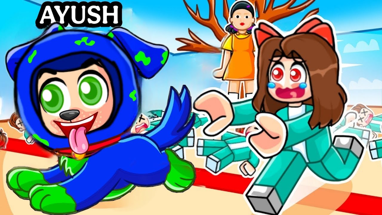 Playing As a DOG in Squid Games Roblox..