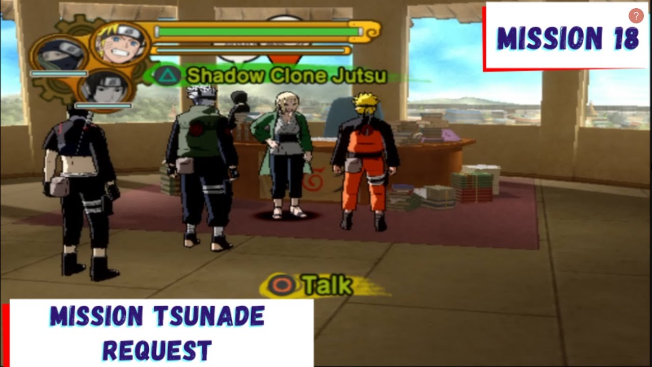 How to Complete Mission Tsunade Request: The Sweets Rebellion | Naruto Shippuden Ultimate Ninja 5