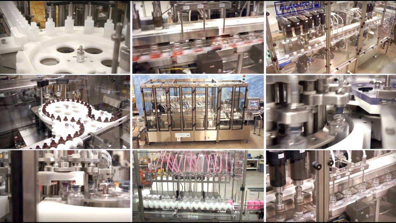 FILAMATIC - Corporate Capabilities Video - Liquid Fill-Cap-Label Solutions