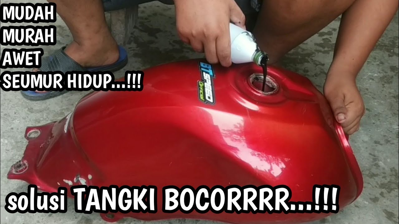 solusi TANGKI BOCOR!!! cara epoxy bagian dalam tangki