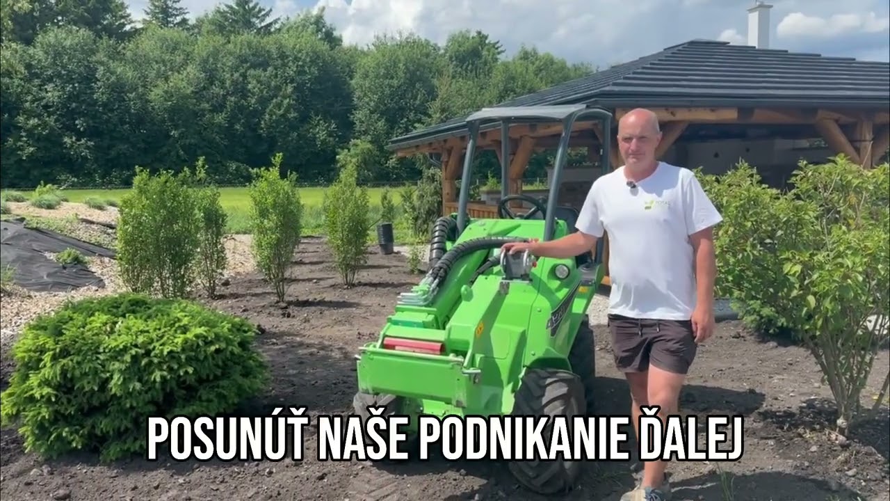 AVANT v akcii pri realizácii záhrad – skúsenosť firmy TOTAL GREEN