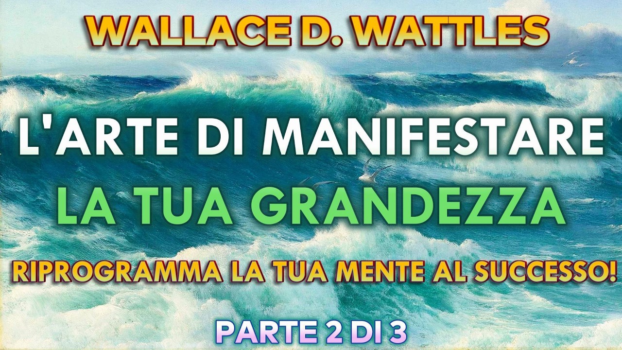 L'ARTE DI MANIFESTARE LA TUA GRANDEZZA - PARTE 2 di 3 - RIPROGRAMMA LA TUA MENTE- WALLACE WATTLES
