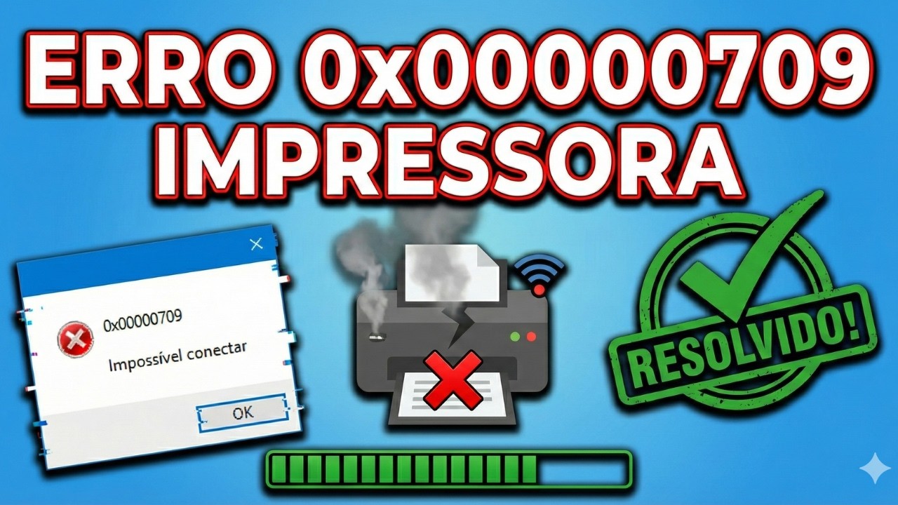 Erro 0x00000709 Impressora - Solução Atualizada!