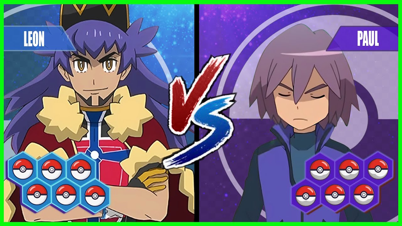 Pokémon Battle Pedia LEON Vs. PAUL | Galar Sinnoh Showdown