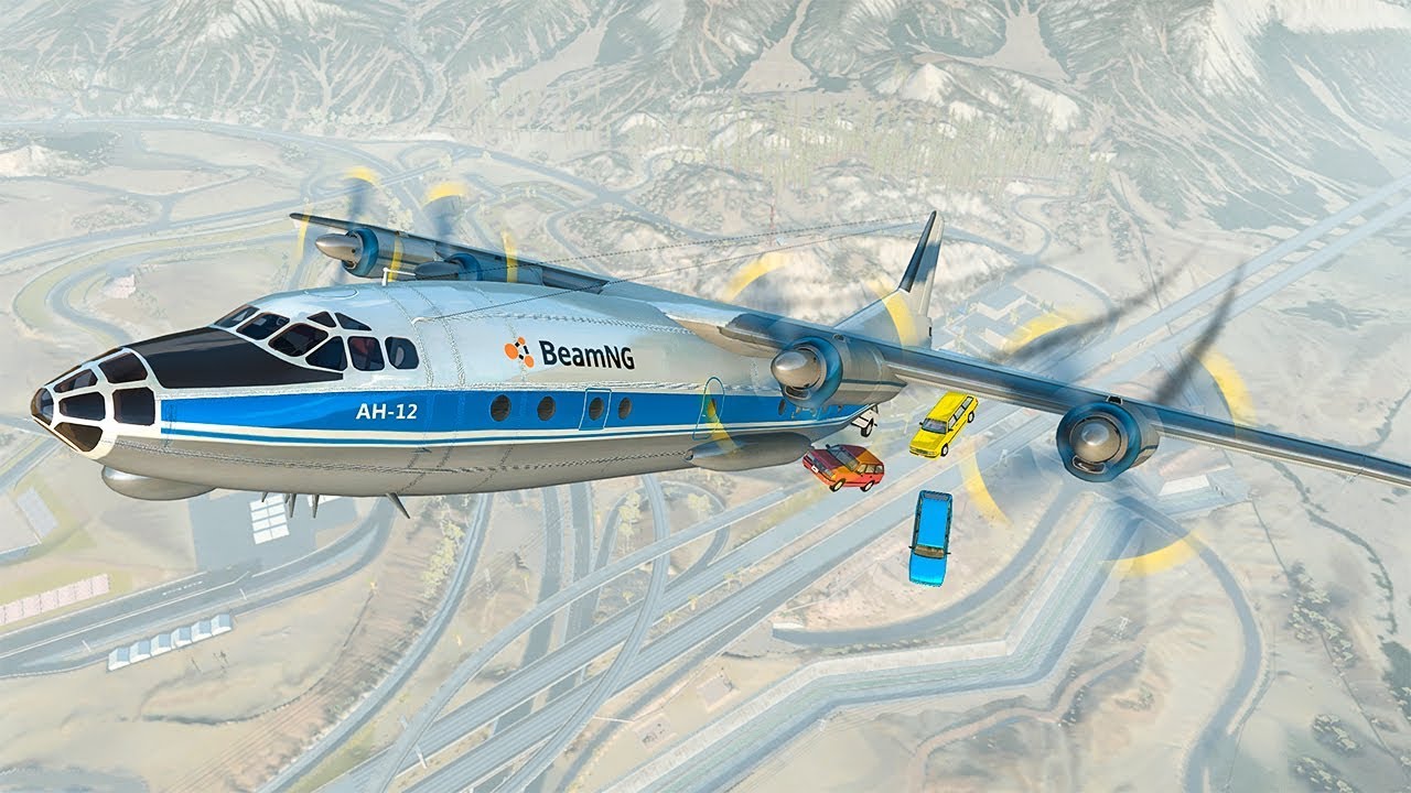 Air Drop Vehicles Crashes #1 - BeamNG DRIVE | SmashChan