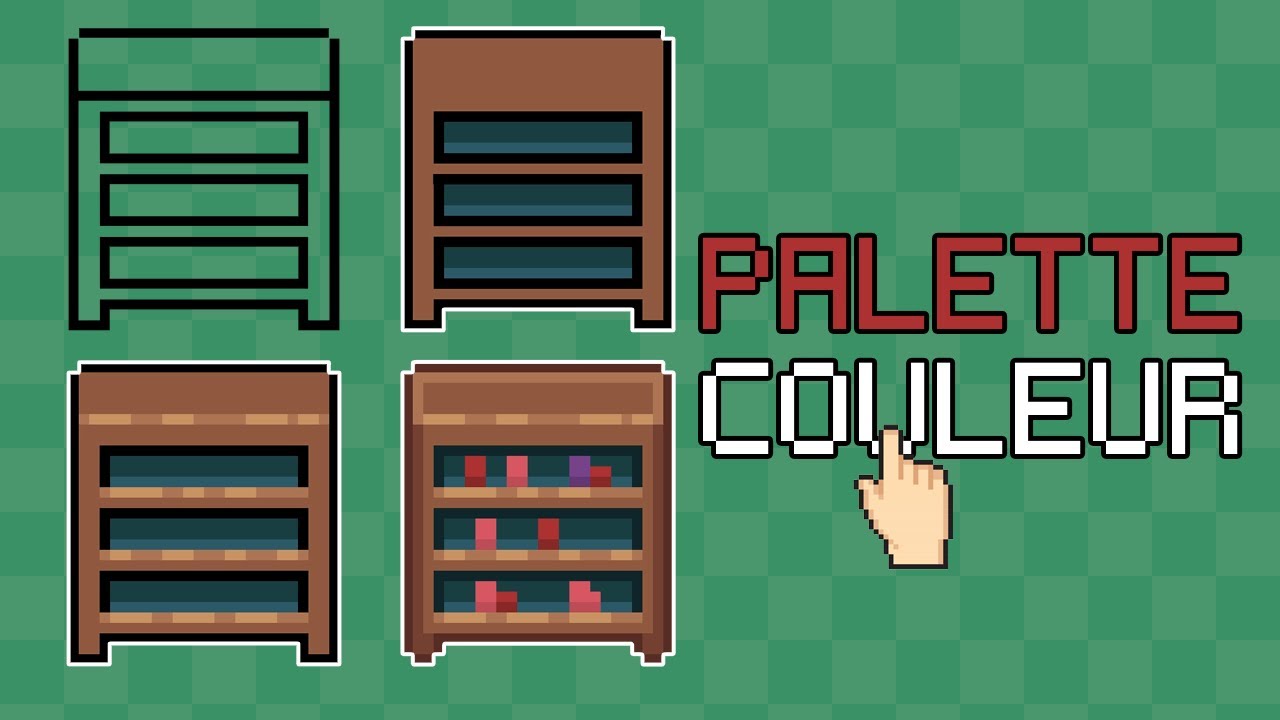 [ TUTO ]  CRÉER une BIBLIOTHEQUE 📚 en PIXEL ART 🎨