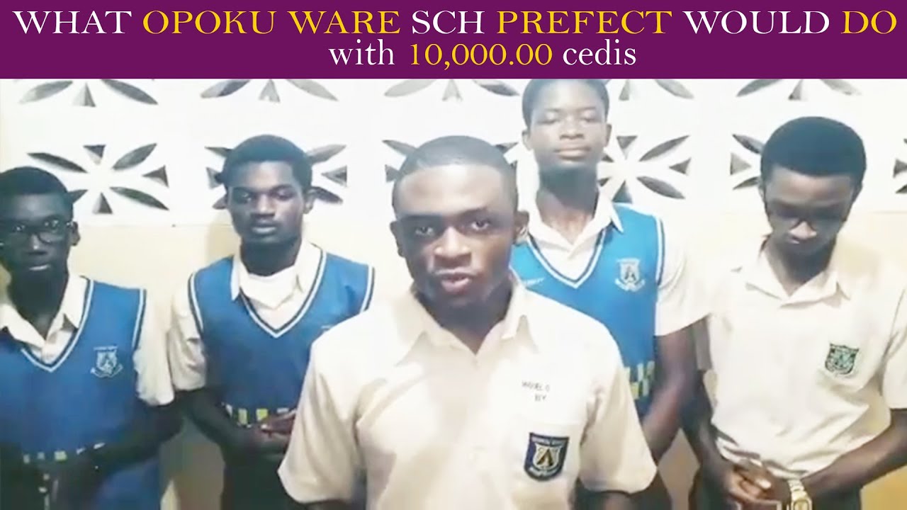 What The Prefect Of Opoku Ware School Would Do With 10 Thousand Cedis