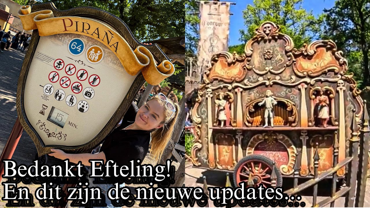 Bedankt Efteling! En dit zijn de nieuwe updates... ✨