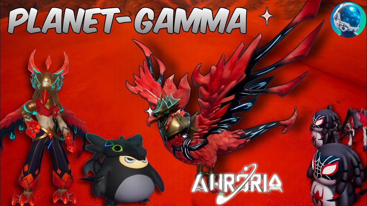 Adventure on planet - gamma in auroria like palworld