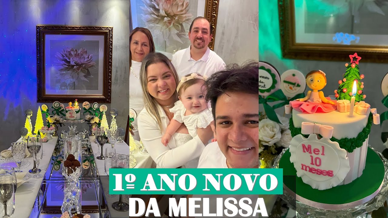 MESA POSTA ANO NOVO EM CASA COM MENU COMPLETO | DECORAÇÃO DE MÊSVERSÁRIO NO TEMA DE NATAL