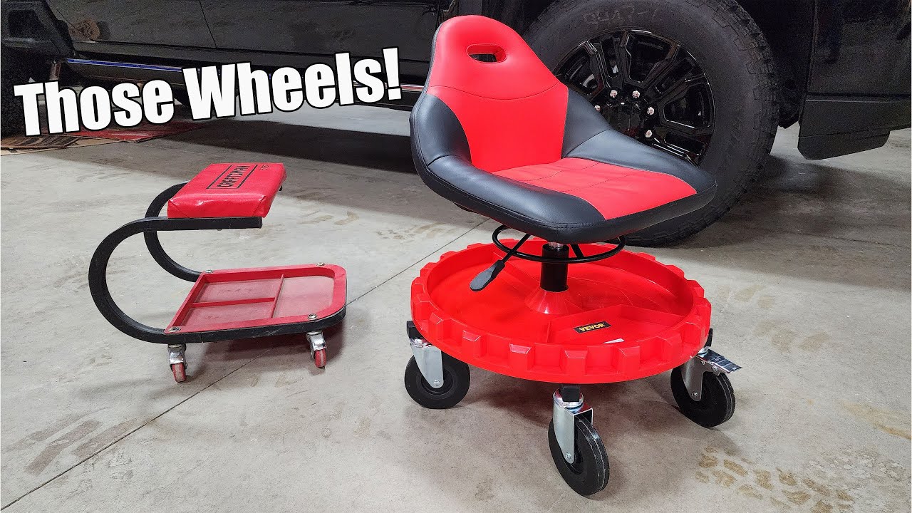 Rolling Mechanic Seat with 5