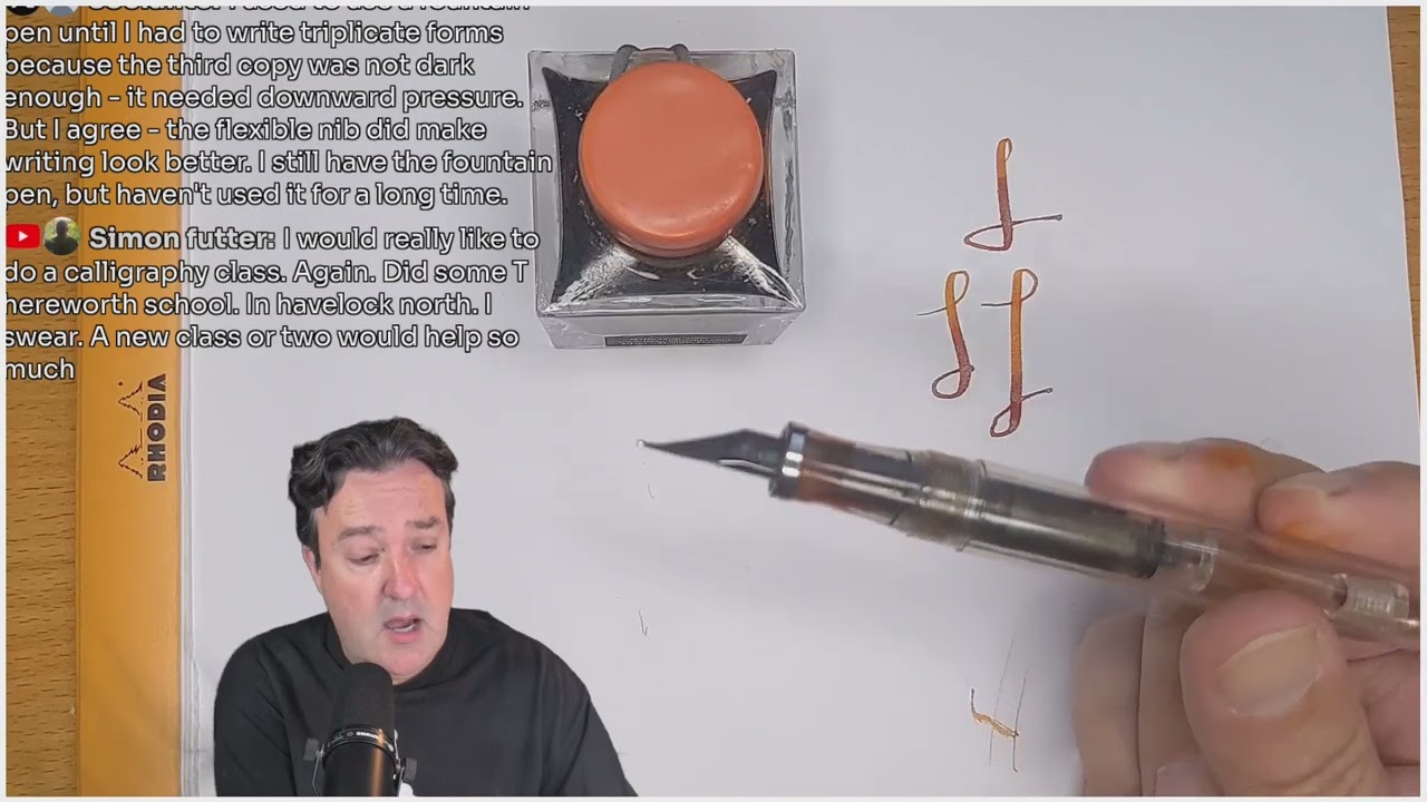 Fun With Fountain Pens - Noodler's Triple Tail with Jacques Herbin 1798 Cornaline d'Egypte