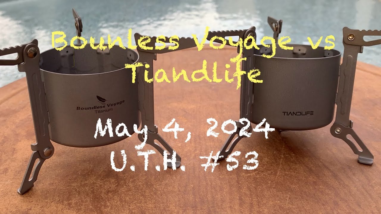 Tiandlife vs Boundless Voyage Alcohol Stove! UTH Review #53